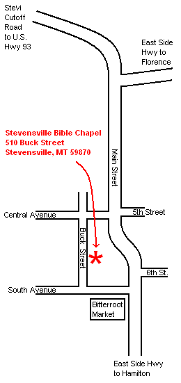 Stevensville Bible Chapel Map